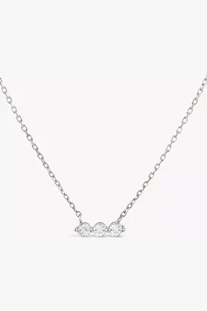 Dinny Hall Shuga White Sapphire Chain Necklace