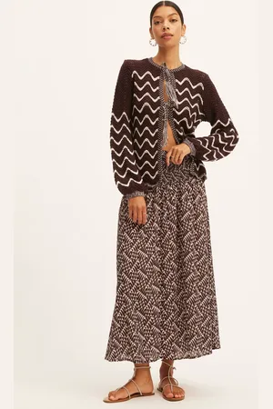 Summery Copenhagen Heloisa Tie Front Wool Blend Cardigan