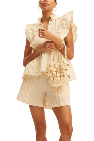 Summery Copenhagen Klara Tie Front Top