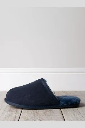 Chelsea Peers Suede Sheepskin Mule Slippers