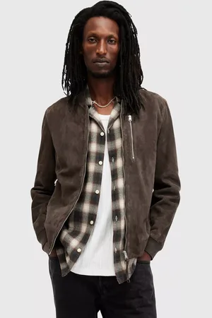 AllSaints Kemble Suede Bomber Jacket