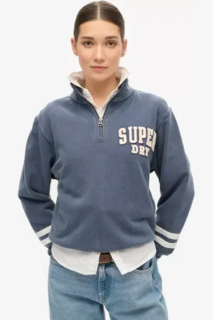Superdry Athletic Essentials Applique Half Zip Sweatshirt