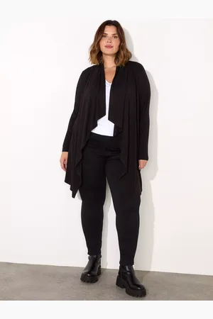Live Unlimited London Curve Waterfall Longline Cardigan