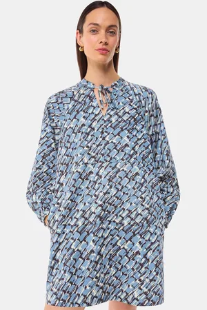 Whistles Marnie Feathered Wing Dress
