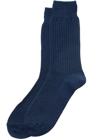 RoToTo Cotton Waffle Crew Socks