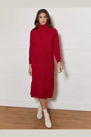 Chi Chi London Roll Neck Jumper Dress