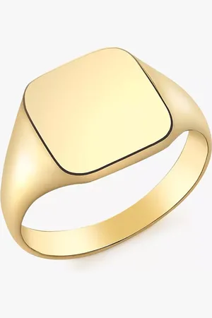 IBB Personalised 9ct Unisex Square Signet Ring