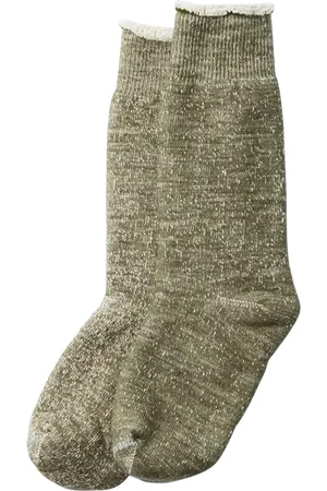 RoToTo Wool Blend Double Faced Crew Socks