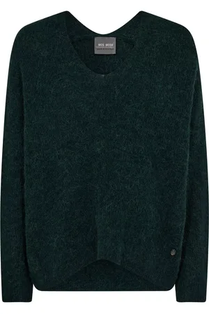 Mos Mosh Thora V-Neck Wool Blend Jumper