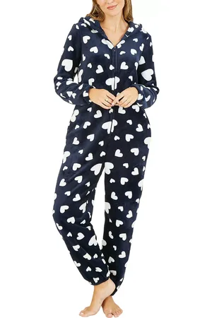 Yumi Heart Fleece Onesie