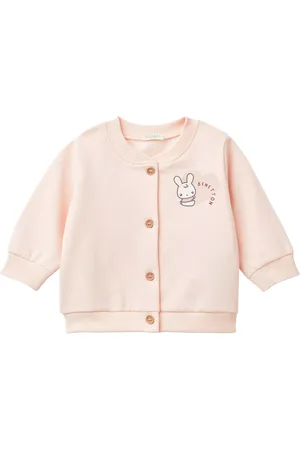 Benetton Baby Bunny Print Cardigan