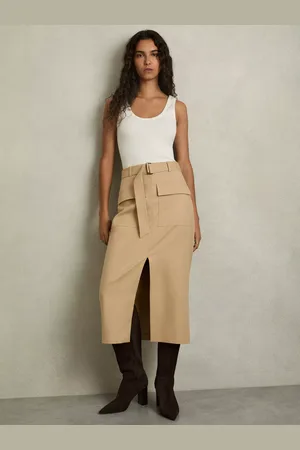 Reiss Oakley Split Pencil Skirt