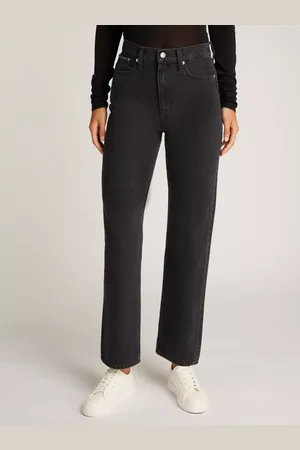 Calvin Klein High Rise Straight Leg Jeans