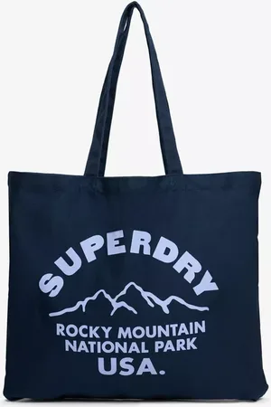 Superdry Tote Bag, Brown/Navy