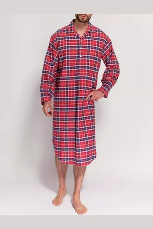 British Boxers Tartan Brushed Cotton Nightshirt