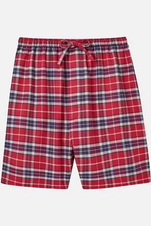 British Boxers Tartan Brushed Cotton Pyjama Shorts