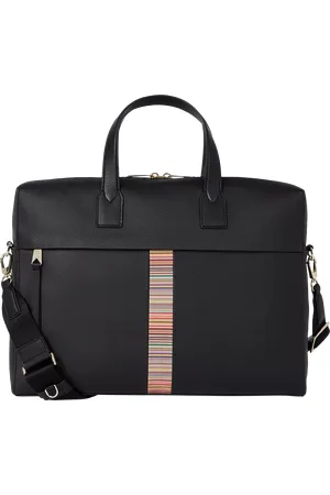 Paul Smith PS Leather Portfolio Bag, Black