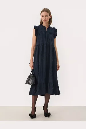 Part Two Gimalina Ruffle Maxi Dress, After Midnight