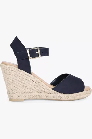 Kurt Geiger Paisley 2 Suede Wedge Heeled Espadrilles