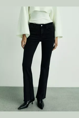 MANGO Fiona Mid Rise Flare Jeans
