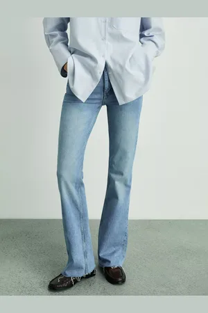 MANGO Fiona Mid Rise Flare Jeans