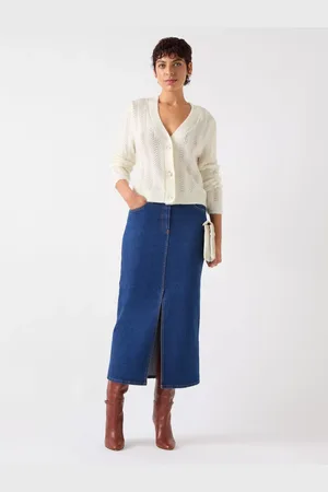 L.K. Bennett Elodie Wool Blend Stitch Detail Cardigan