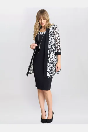 Gina Bacconi Noella Print Dress & Jacket