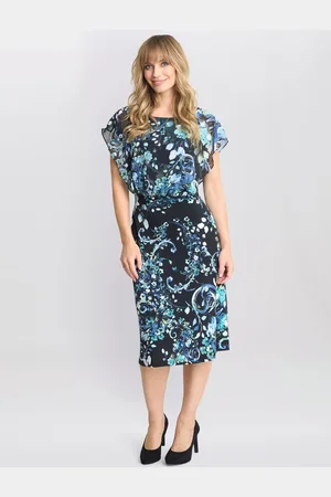 Gina Bacconi Lisa-Marie Floral Dress