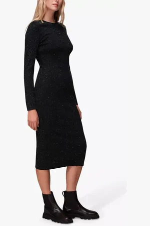Whistles Annie Sparkle Knitted Dress