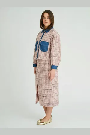 A-View Coco Check Skirt