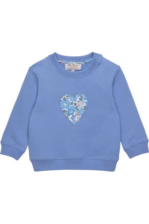 FrenchTrotters Baby Betsy Print Heart Sweatshirt