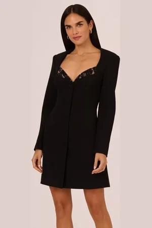 Adrianna Papell Adrianna by Knit Crepe Blazer Dress