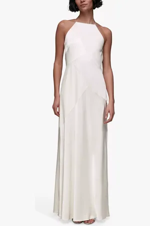 Whistles Eileen Silk Low Back Wedding Dress