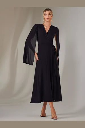 Jolie Moi Amira Cape Wrap Dress