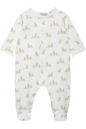 FrenchTrotters Baby Giraffe Organic Cotton Sleepsuit