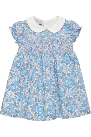 FrenchTrotters Baby Betsy Print Smocked Dress
