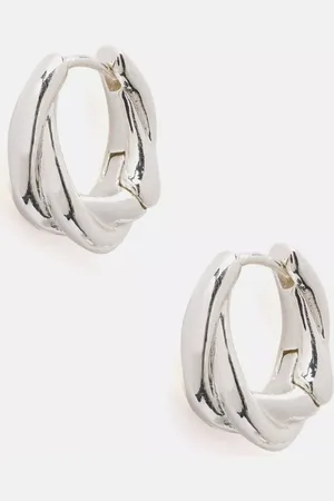 mint&berry Twist Hoop Earrings