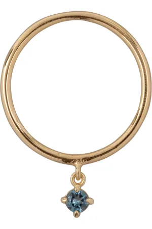 Ana Dyla Mangata Topaz Charm Band Ring