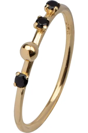 Ana Dyla Cosima Spinel Ring, /Black