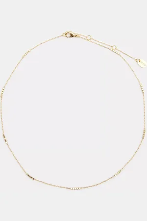 Hush Puppies Lyla Mini Bead Short Chain Necklace
