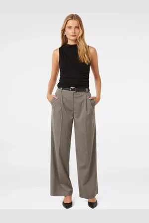 Forever New Bonnie Belted Wide Leg Trousers