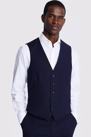 Moss Performance Tailored Fit Wool Blend Waistcoat