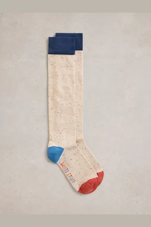 White Stuff Nep Organic Cotton Blend Knee Hight Socks