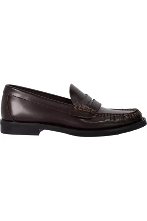 Dune Ginnie Leather Slip On Loafers