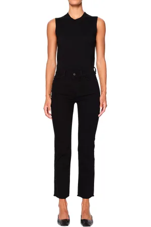 DL1961 Mara Straight Leg Mid Rise Instasculpt Jeans