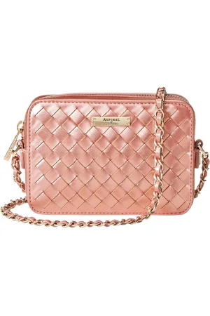 ASPINAL OF LONDON Milly Woven Leather Cross Body Bag