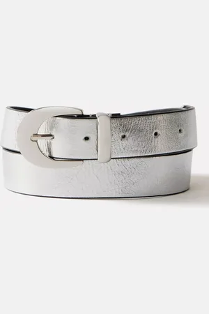 mint&berry Metallic Leather Belt