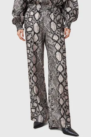 AllSaints Charli Snake Print Trousers