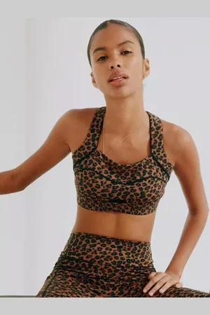 Never Fully Dressed Leopard Print Sports Bra