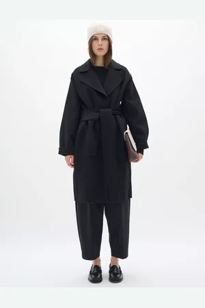 INWEAR Tilla Belted Wool Blend Coat